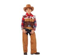 Déguisement De Cowboy Avec Franges Pour Garçon (Taille 3-4a) Multicolore