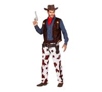 Déguisement de cowboy classique - WIDMANN - XL - Gilet, mini-chaps, mouchoir, chapeau - Multicolor - Marron S