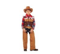 Déguisement De Cowboy Avec Franges Pour Garçon (Taille 3-4a) Multicolore