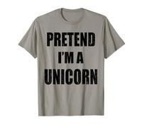 Déguisement de dernière minute pour faire semblant d'être une licorne, paresseux et facile T-Shirt