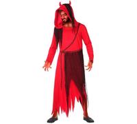 Déguisement de Diable avec Capuche pour adulte - ANGEL TOMAS, SA - M/L - Halloween - Carnaval M