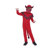 Déguisement De Diable Rouge Pour Enfant (Taille 3-4a) Multicolore