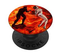 Déguisement de diable Satan Dom in Hell & Hot Lingerie pour fille en bondage BDSM PopSockets PopGrip Interchangeable