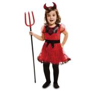 Déguisement de diablesse douce pour fille - Marque - Modèle - Rouge - 3 ans - Intérieur 3-4 ans