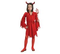 Déguisement de diablesse pour enfants - Petit démon rouge pour le carnaval et