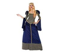 Déguisement De Dme Médiévale Bleu Pour Femme (Taille M-L) Multicolore