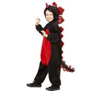 Déguisement De Dragon Noir Et Rouge - Enfant - 2/3 ans (86 à 96 cm) WIDMANN G