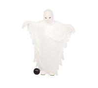 Déguisement Fantôme Enfant Halloween Blanc à Capuche Multi Polyester 3-12 Ans