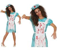 Déguisement De Femme Infirmière Zombie Pour Halloween Nouveau