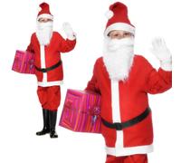 Déguisement De Fête De Noël Santa Pour Enfants Garçons 4-12 Ans