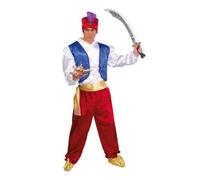 Déguisement De Génie Ou Sultan Grenat Pour Homme (Taille M) Multicolore