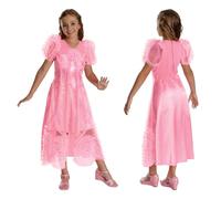Wicked - Déguisement Enfant Glinda avec Robe Étincelante - Taille S (4 à 6 Ans) - Sous Licence Officielle de la Comédie Musicale - Costume pour Halloween, Cosplay et Fêtes Déguisées