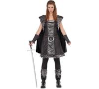 Déguisement de Guerrière du Nord - Disfrazzes - Femme - Multicolore - Robe avec cape - Accessoires inclus XL