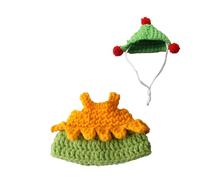 Déguisement de Hamster, Robe Pull Tricotée avec Un Chapeau pour Animaux De Compagnie, Costume À Capuche pour Animaux, pour Cochon d'Inde, Hamster, Furet, Lapin, Chinchilla, Hérisson et Gerbille