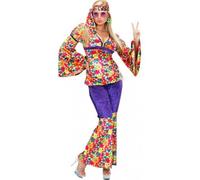 Costume Hippie Femme Velours - Multicolores - M multicolores G