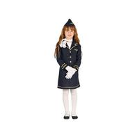 Déguisement De Hôtesse De L'air Pour Fille (Taille 10-12a) Multicolore