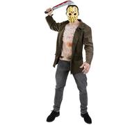 Déguisement de Jason Vendredi 13 homme- Funidelia- 116797- Films de peur, Horreur - Multicolore- Halloween, carnaval et Noel XL