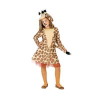 Déguisement De Jirafe Pour Fille (Taille 7-9a) Multicolore