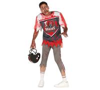 Déguisement de Joueur de Rugby Zombie Brains pour homme L