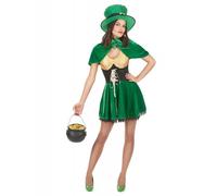 Déguisement De Leprechaun Vert Femme Vert