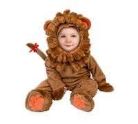 Déguisement Lion Pour Bébé - Luxe - Taille: 0-6 Mois (58-66 Cm) Marron