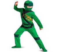 Disguise Official LEGO Ninjago Costume for Kids - Lloyd Green Ninja Suit for Boy