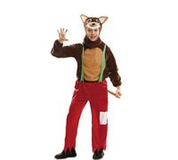 Déguisement De Loup Féroce Pour Garçon (Taille 10-12a) Multicolore