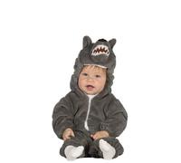 Déguisement De Loup Gris Baby Pour Bebe (Taille 6-12m) Multicolore