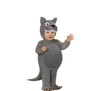 Déguisement De Loup Gris Pour Bébé (Taille 6-12m) Multicolore