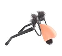 Déguisement de lunettes avec moustache, Déguisement Sourcils et Moustache Lunettes Gros Nez, Nouveauté Prank Halloween Party Lunettes Photo Props Party Favors pour les fêtes d'anniversaire d'Halloween