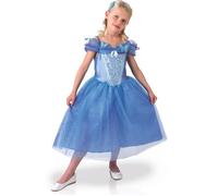 Déguisement de Luxe Cendrillon - RUBIES - Le Film - Bustier paillettes - Bandau tulle - 3 tailles 3/4 ans