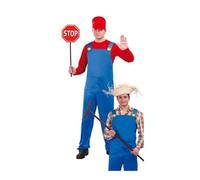 Déguisement De Machiniste De Train Et Fermier 2 En 1 Homme (Taille M) Multicolore