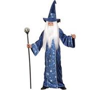 W WIDMANN MILANO Party Fashion - Costume enfant magicien, robe, chapeau, Carnaval, Fête à thème