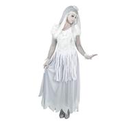 Déguisement de mariée fantôme pour femme - BOLAND - Modèle long - Halloween - Blanc