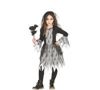 Déguisement De Mariée Funèbre Squelette Pour Fille (Taille 5-6a) Multicolore