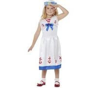 Déguisement De Marin Fille Blanc