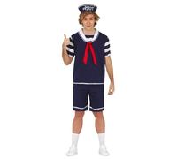 Déguisement de marin pour homme - Fiestas Guirca - 80's Matroos - Bleu - Polyester - Taille 48/50 52