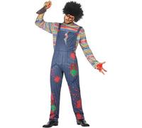 Déguisement De Marionette Diabolique Pour Homme (Taille S) Multicolore