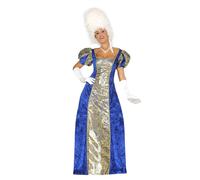 Déguisement De Marquise Bleu Pour Femme, Plusieurs Tailles (Taille L) Multicolore
