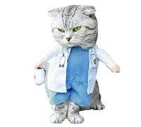 Déguisement de médecin pour chien - Costume de transport pour chiens et déguisement de l'équipe de cosplay du docteur de l'animal domestique, effet tridimensionnel de médical