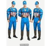 Déguisement de muscle Spiderman Avengers adulte Captain America (165-180cm)