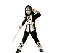 Déguisement De Ninja Dragon Argent Pour Garçon Multicolore