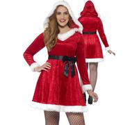 Déguisement De Noël Miss Santa Pour Femmes En Taille Plus