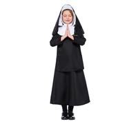 Déguisement de nonne pour femme - Déguisement de nonne pour, noir, mère catholique, soeur, prêtre, Marie, nonne, habit d'Halloween Cosplay