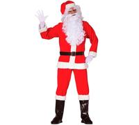 Déguisement de Père Noël Classique pour adulte - GUIRMA, S.A. - Noir - A partir de 18 ans L