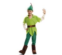 Déguisement De Peter Pan Vert Pour Garçons (Taille 7-9a) Multicolore