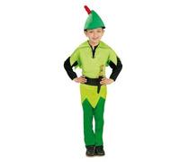 Déguisement De Peter - Robin Vert Pour Enfants Plusieurs Tailles (Taille 5-6a) Multicolore