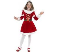 Déguisement de petite miss Noël - 9-12 ans