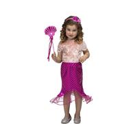 Déguisement De Petite Sirpene Rose Pour Fille (Taille 3-6a) Multicolore