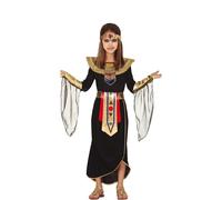 Déguisement De Pharaon Égyptien Noir Pour Fille (Taille 10-12a) Multicolore